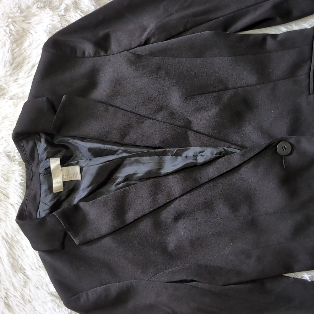 H&M Black Fitted Single Button Blazer - Picture 2 of 10